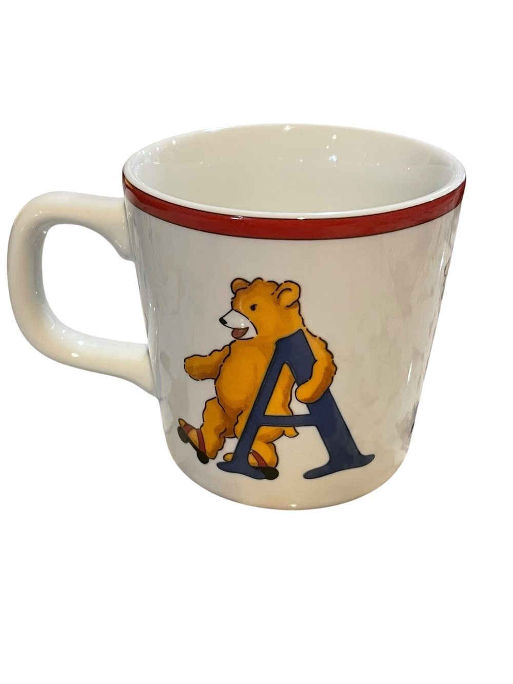 Tiffany & Co Alphabet Bears Ceramic Coffee Mug ABC Teddy Bear 1994